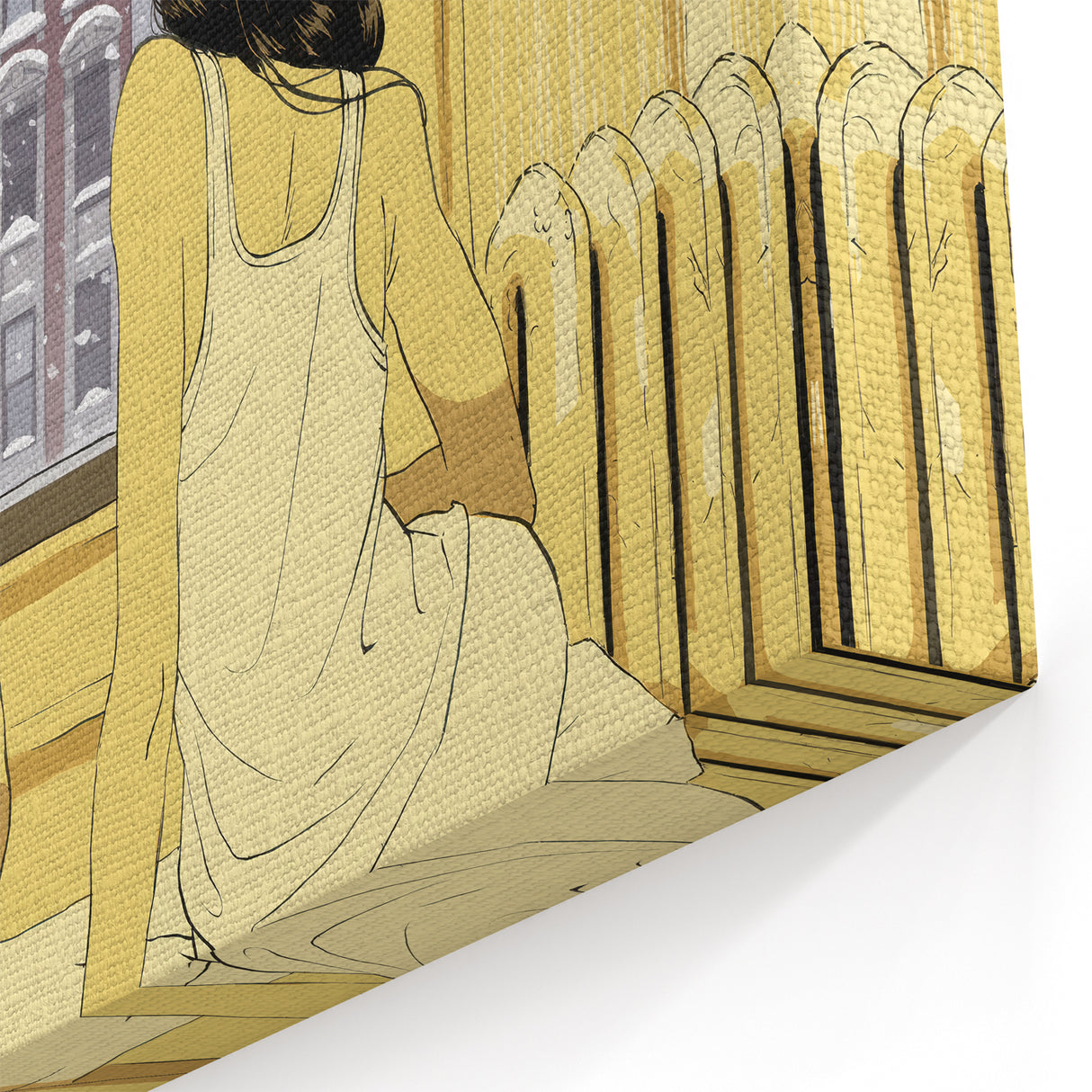 New Yorker February 10, 2014 – Cozy Winter Morning Window Art Print