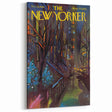 New Yorker December 18, 1965 – Vibrant Winter Cityscape Art Print