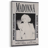 Madonna Blond Ambition 1990 Tour Poster - Retro Pop Wall Art