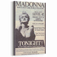 Madonna 1987 Who's That Girl Tour Poster - Retro Pop Wall Art