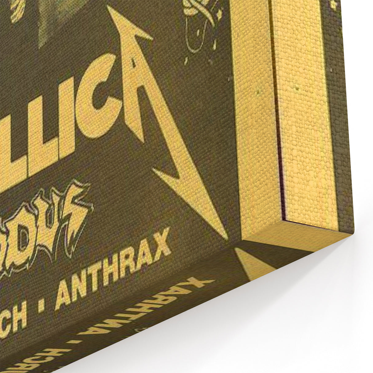 Metallica New Year's Eve 1980s Concert Poster - Retro Metal Wall Art