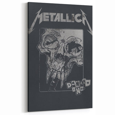 Metallica Damage Inc. Poster - Retro Metal Wall Art