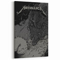 Metallica Skeleton Angel Poster - Retro Metal Wall Art