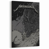 Metallica Skeleton Angel Poster - Retro Metal Wall Art