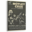 Mötley Crüe 1980s Concert Poster - Vintage Rock Wall Art
