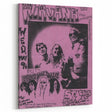 Nirvana Concert Poster - Retro Pink Art - Vintage 90s Grunge Print