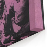 Nirvana Concert Poster - Retro Pink Art - Vintage 90s Grunge Print