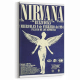 Nirvana Concert Poster - Retro Angel Art - Vintage 90s Rock Print