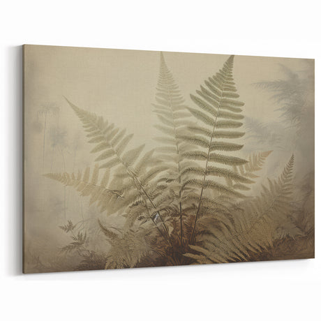 Vintage Botanical Art Prints – Fern Leaf Illustration – Elegant Wall Decor