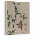 Vintage Animal Art - Birds in Flight with Bamboo - Retro Animal Prints