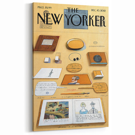 Vintage New Yorker Poster – Stepan Steinberg Art Collage Print