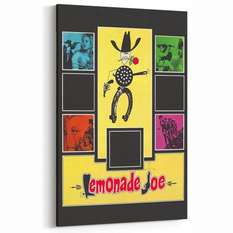 Mid-Century Movie Posters – Lemonade Joe 1960s Vintage Film Print