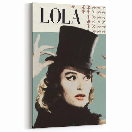 Retro Cinema Art 1960s – Lola Vintage Movie Poster Print