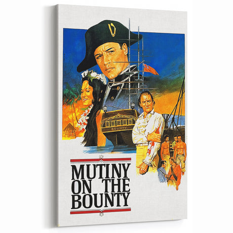 Classic 60s Movie Prints Mutiny on the Bounty Vintage Film Poster
