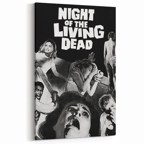 1960s Movie Posters Night of the Living Dead Retro Horror Film Print