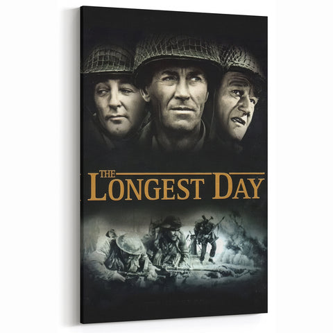 1960s Movie Posters The Longest Day Classic War Film Vintage Print