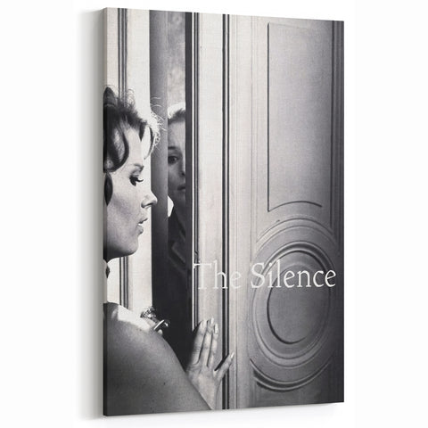 The Silence 1960s Movie Poster – Vintage Film Noir Wall Print