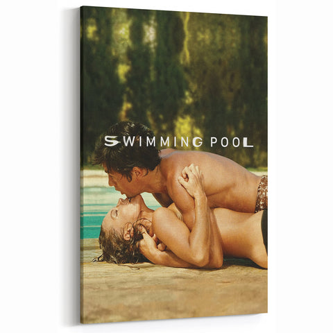 Classic 60s Movie Print - Swimming Pool 1960s Vintage Film Poster