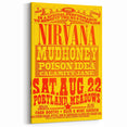 Nirvana 1990 Concert Poster - Retro Wall Art for Grunge Fans