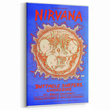 Nirvana Concert Poster - Retro Grunge Art for Music Lovers