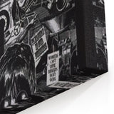 Oasis Collage Poster - Retro Art for Music Fans