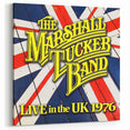 Marshall Tucker Band Live in the UK 1976 Poster - Retro Rock Art