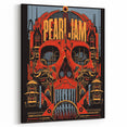 Pearl Jam Concert Poster - Retro Rock Art with Bold Graphics