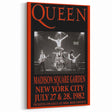 Queen 1982 Madison Square Garden Concert Poster - Flash