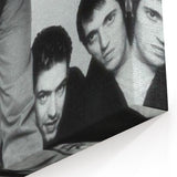 Radiohead Retro Poster - Black and White Band Photo - Vintage Music Art