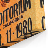 Ramones Retro Poster - 1980 Santa Cruz Concert Art - Civic Auditorium