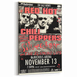 Red Hot Chili Peppers Concert Poster | Vintage Rock Wall Art