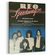 REO Speedwagon 1983 Concert Poster | Vintage Rock Wall Art