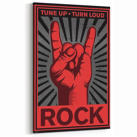 Rock On with Retro Wall Art: Vintage Rock Poster Art