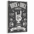 Rock & Roll Retro Wall Art: Vintage Concert Poster