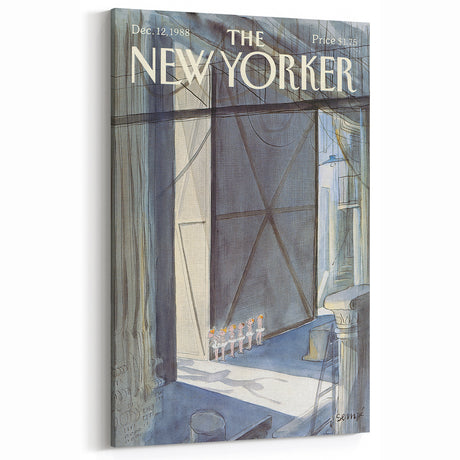 Iconic New Yorker Wall Art - Vintage New Yorker Poster Ballet Scene