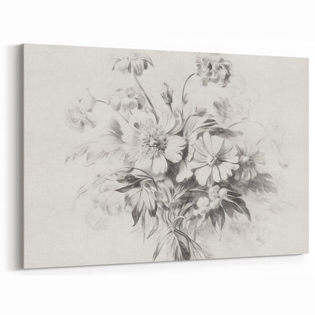 Vintage Botanical Art Print Antique Floral Illustration Wall Decor