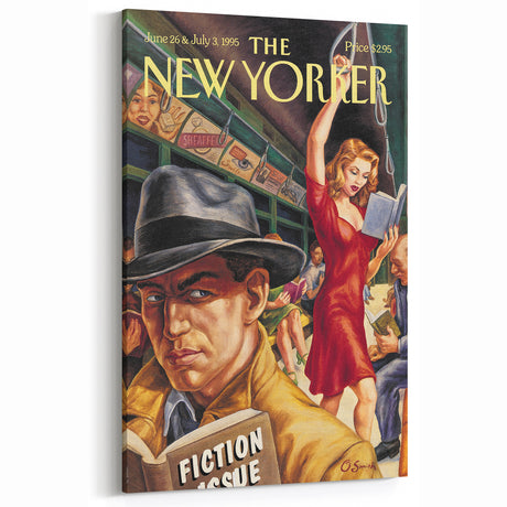 Vintage New Yorker Posters - Iconic New Yorker Wall Art Subway Scene