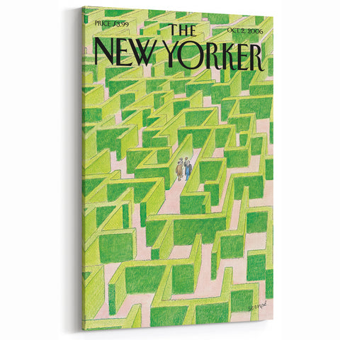 New Yorker Magazine Art - Lost in the Maze Poster