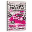 Retro Wall Art - Vintage Poster of Rocky Hill Band with Stevie Vaughan
