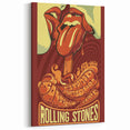 Retro Wall Art - Rolling Stones Concert Poster Santiago 2016