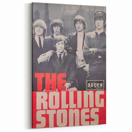 Retro Wall Art - The Rolling Stones Vintage 1960s Poster