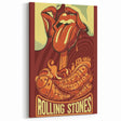 Rolling Stones 2016 Concert Poster - Santiago Chile Retro Art