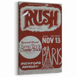 Rush 1970s Concert Poster - Special Guest Cheap Trick