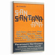 Santana 1970s Concert Poster - Paramount Northwest