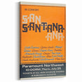 Santana 1970s Concert Poster - Paramount Northwest