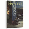 New Yorker Magazine Art - Nighttime NYC Poster