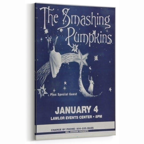 Retro Smashing Pumpkins Poster - Vintage Rock Wall Art