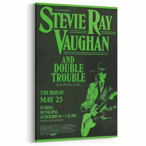 Retro Stevie Ray Vaughan Poster - Vintage Blues Wall Art