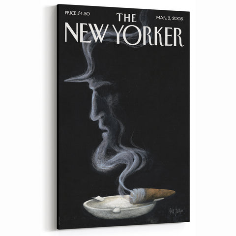 New Yorker Magazine Cover Art - 2008 Cigarette Smoke Illustration Wall Art