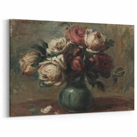 Vintage Roses Still Life – Classic Floral Wall Art Print